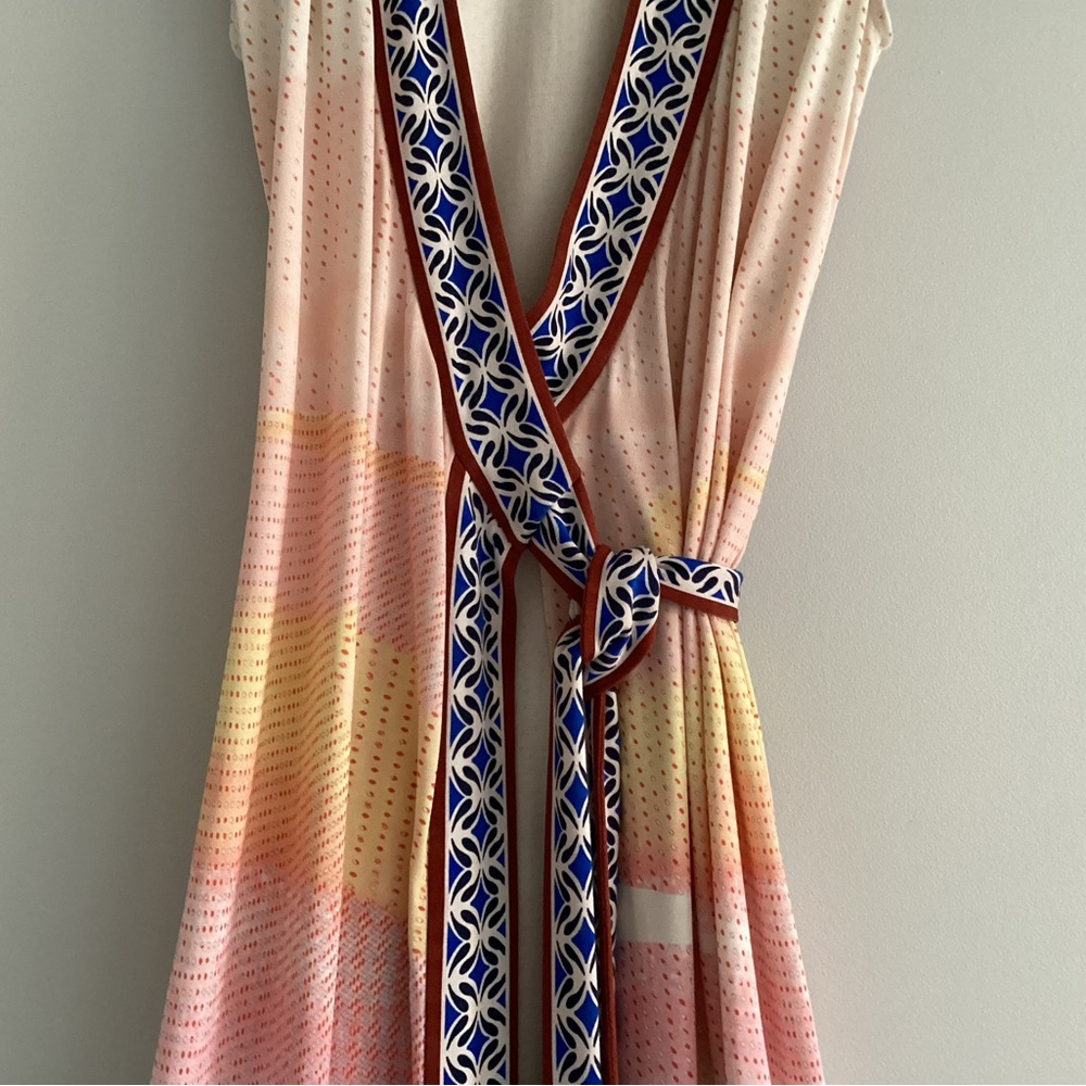 Diane von Furstenberg ‘New Yahzi’ Silk Jersey Maxi Wrap Dress, Size 0 - Picture 5 of 13